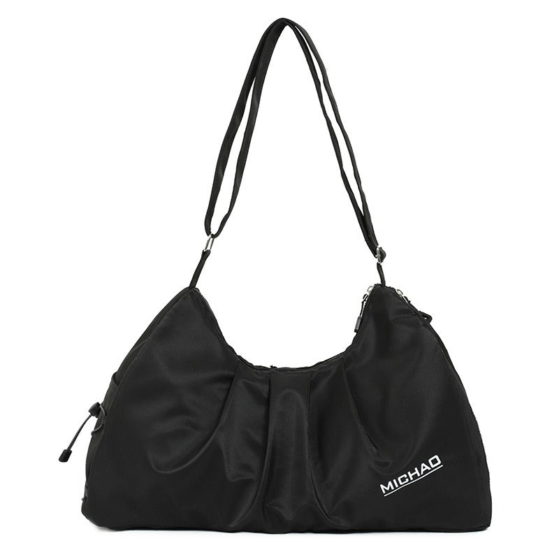 New Single Shoulder Yoga Bag Nylon Large Capacity Travel Bag Wholesale Multi functional Simple Fitness Bag