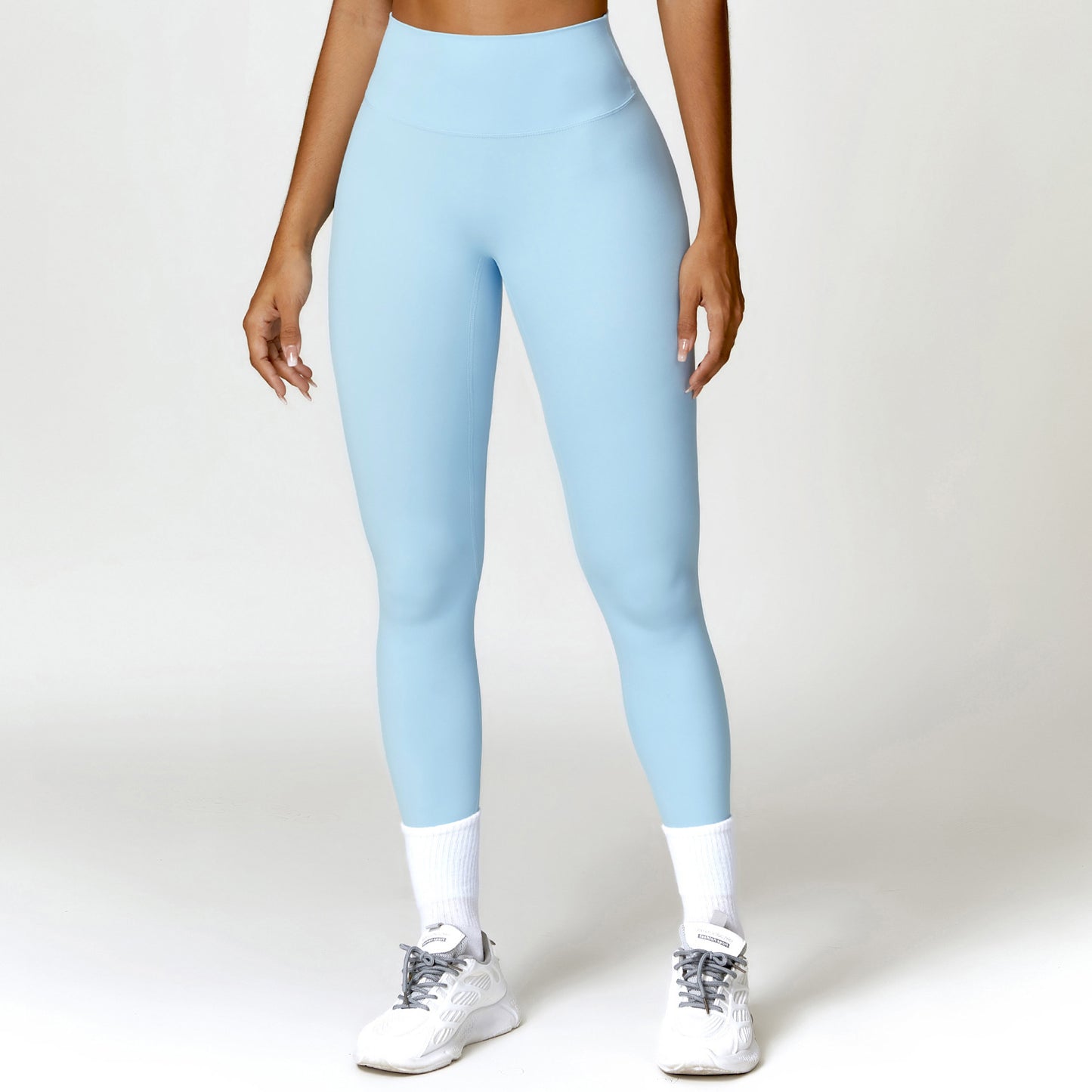 Quick drying tight yoga pants, sandblasting, abdominal tightening, hip lifting, high waist fitness pants, worn as outerwear, running sports pants