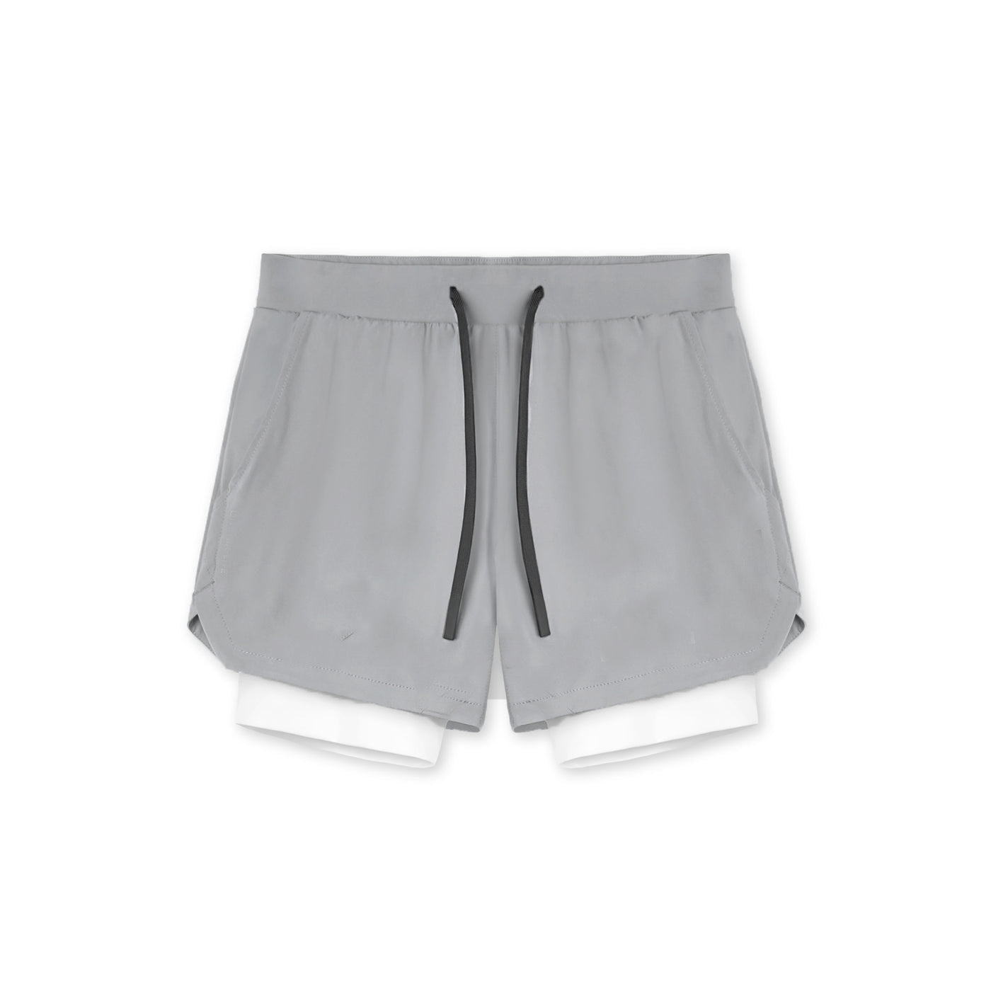 Fitness shorts men's nylon running muscle training stretch quick drying American double-layer basketball shorts summer