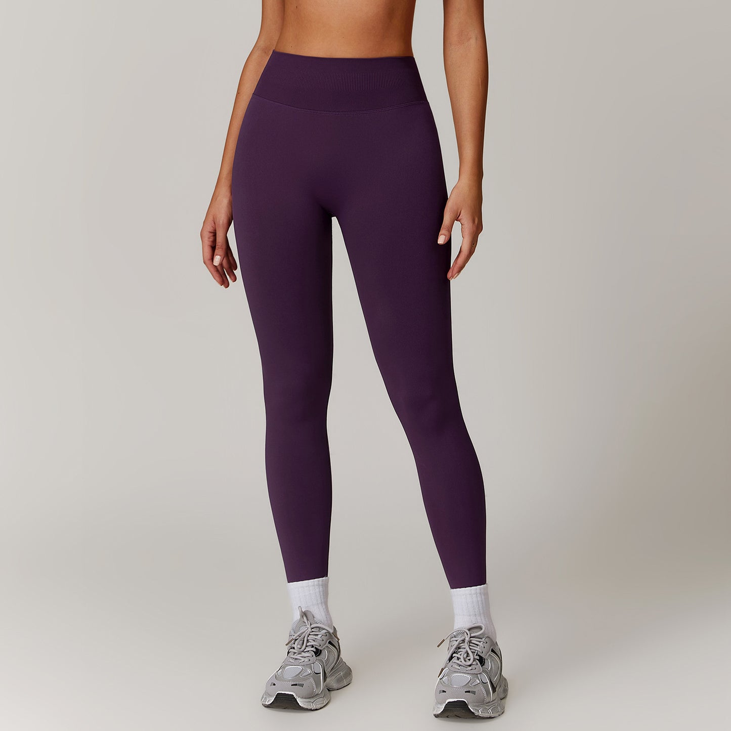 Peach Hip Seamless Tight Yoga Pants for Women's Outerwear Running Exercise Speed Drying Fitness Pants