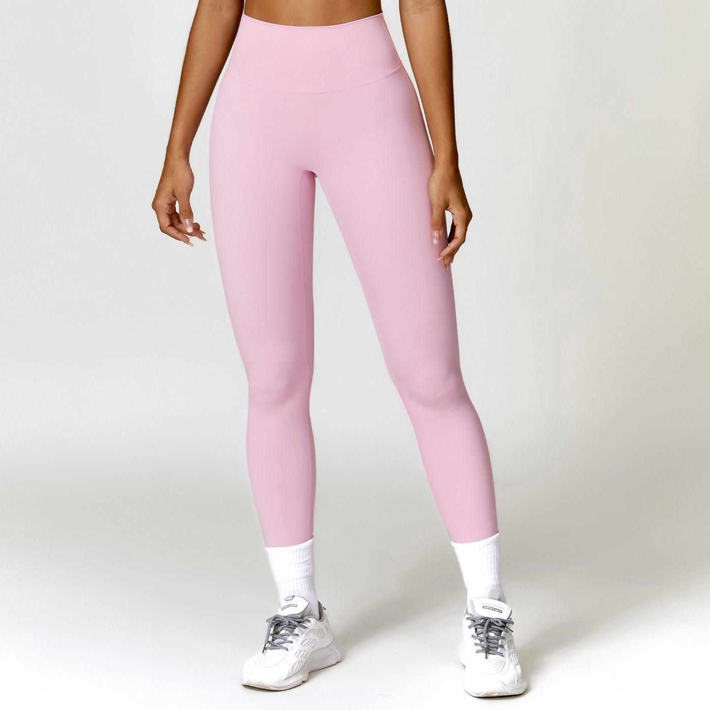 Quick drying tight yoga pants, sandblasting, abdominal tightening, hip lifting, high waist fitness pants, worn as outerwear, running sports pants
