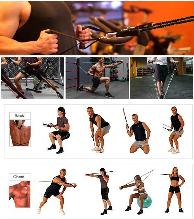 Portable Resistance Band Kit – Home & Gym Workout