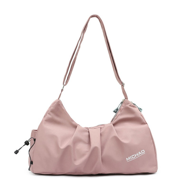 New Single Shoulder Yoga Bag Nylon Large Capacity Travel Bag Wholesale Multi functional Simple Fitness Bag