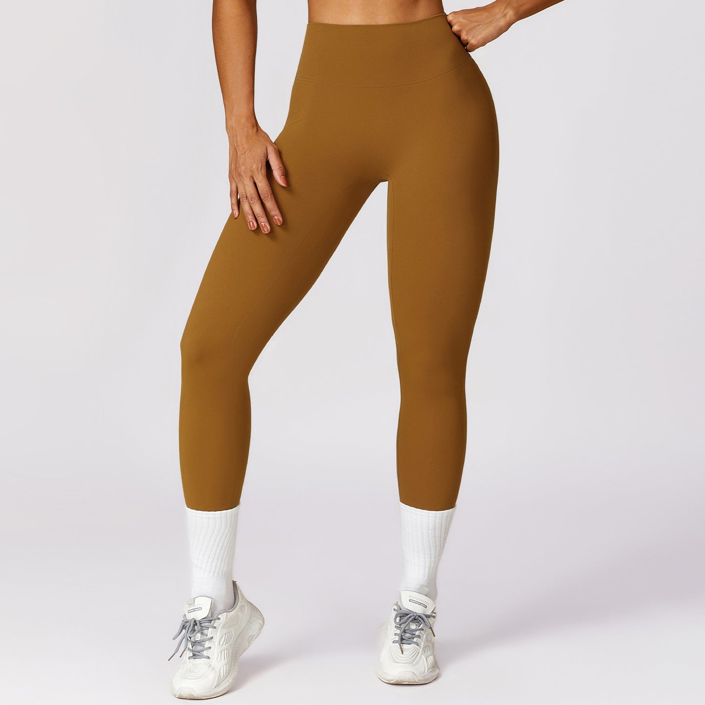 Quick drying tight yoga pants, sandblasting, abdominal tightening, hip lifting, high waist fitness pants, worn as outerwear, running sports pants