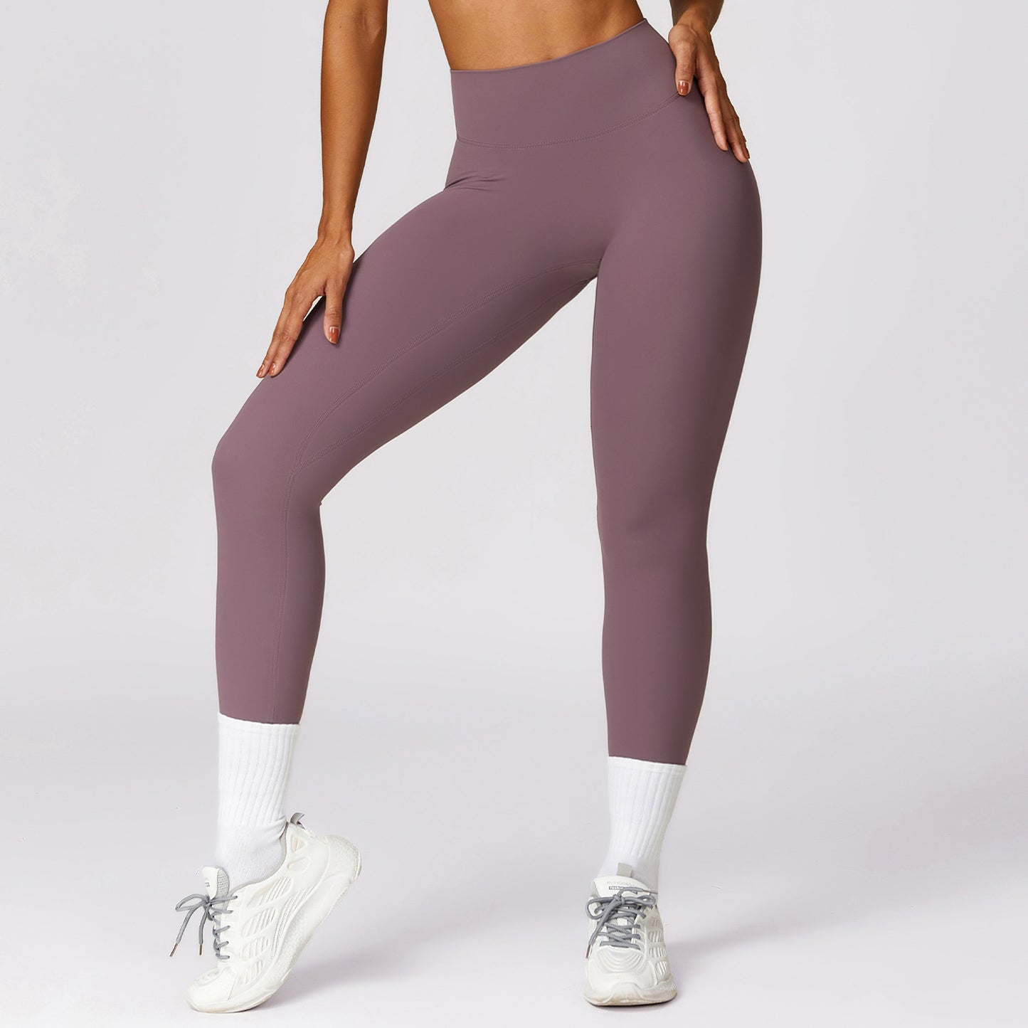Quick drying tight yoga pants, sandblasting, abdominal tightening, hip lifting, high waist fitness pants, worn as outerwear, running sports pants