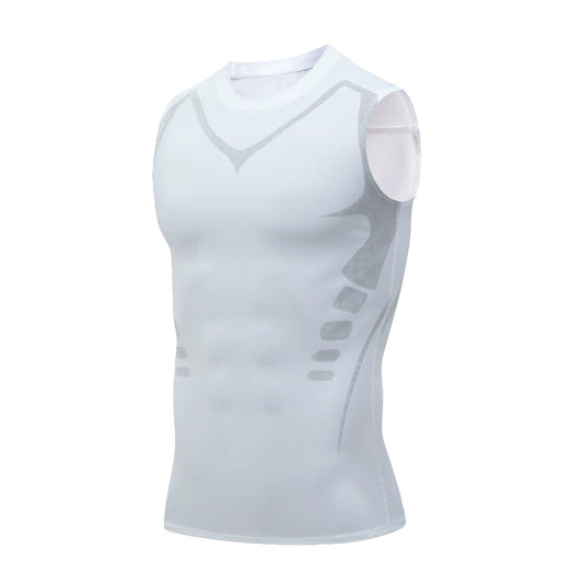 Quick drying vest breathable sports fitness sleeveless running top for men