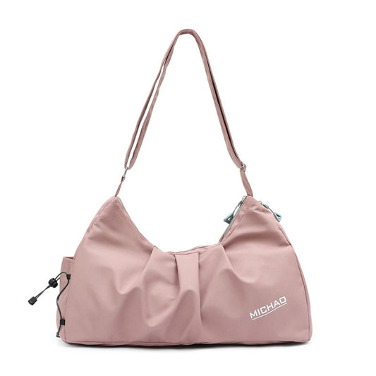 New Single Shoulder Yoga Bag Nylon Large Capacity Travel Bag Wholesale Multi functional Simple Fitness Bag