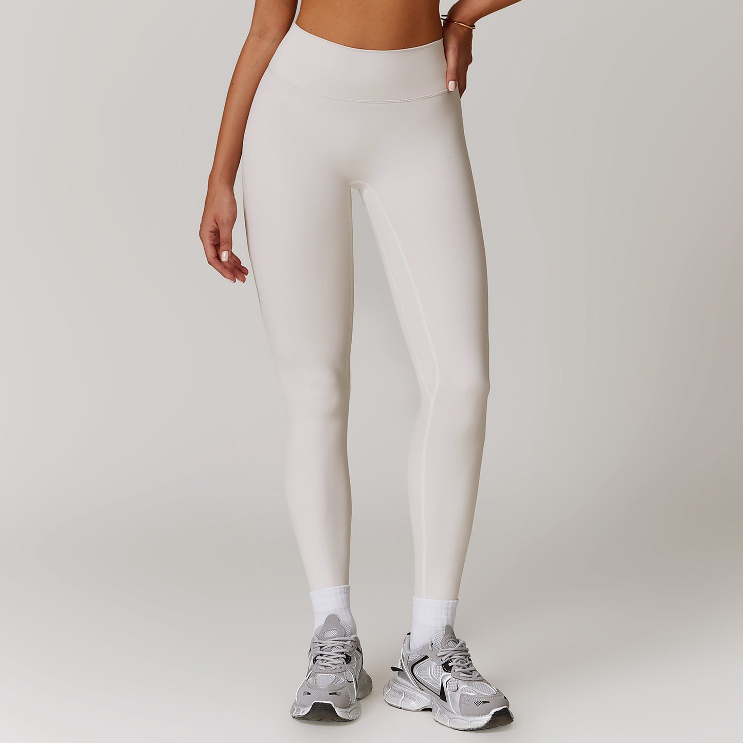 Quick drying tight yoga pants, sandblasting, abdominal tightening, hip lifting, high waist fitness pants, worn as outerwear, running sports pants